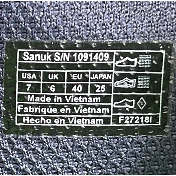 Sanuk Vagabond Tripper Men's Size 7 Mesh Slip On Loafers Navy Blue 1091409 - Picture 8 of 8